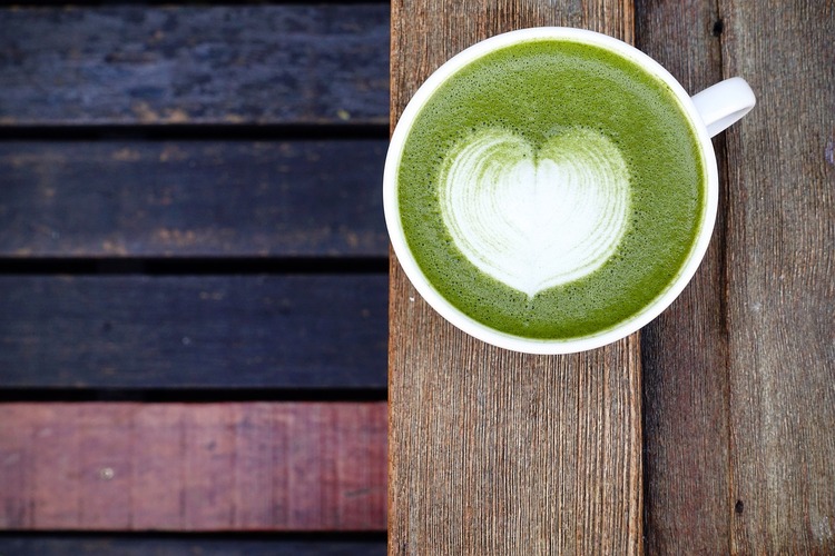 Sakura Matcha Latte