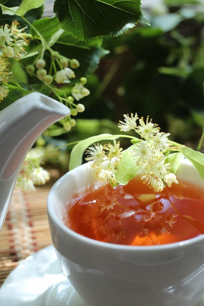 Lime flower tea